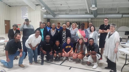 Group photo at a Child Evangelism Fellowship program.