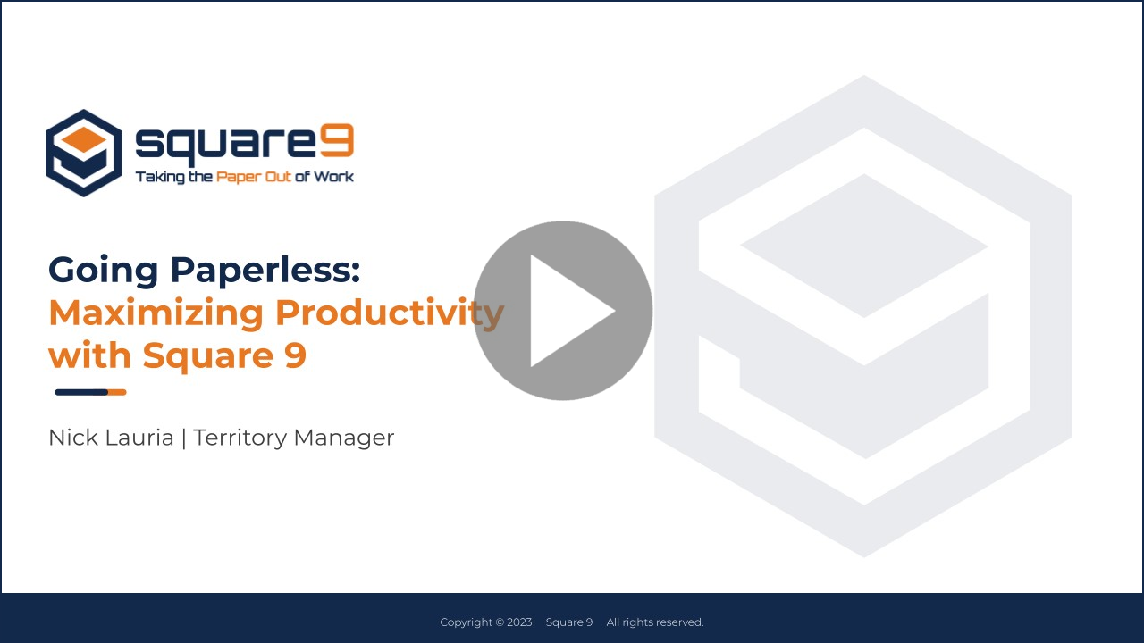 The Paperless Office: Revolutionizing Document Management with Square 9