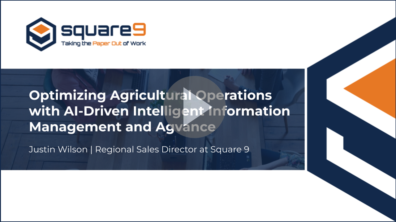 Optimizing Agricultural Operations with AI-Driven Intelligent Information Management and Agvance