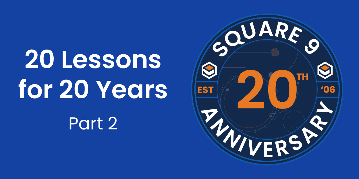 20 Lessons from 20 Years Part 2: The Keys to Successful Workflow Automation Blog Header 20 Years Part 2